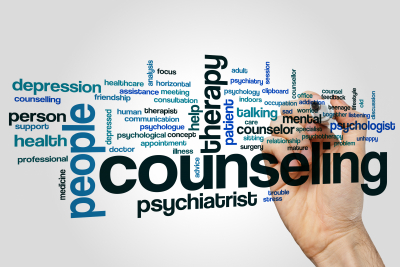 counseling word cloud concept